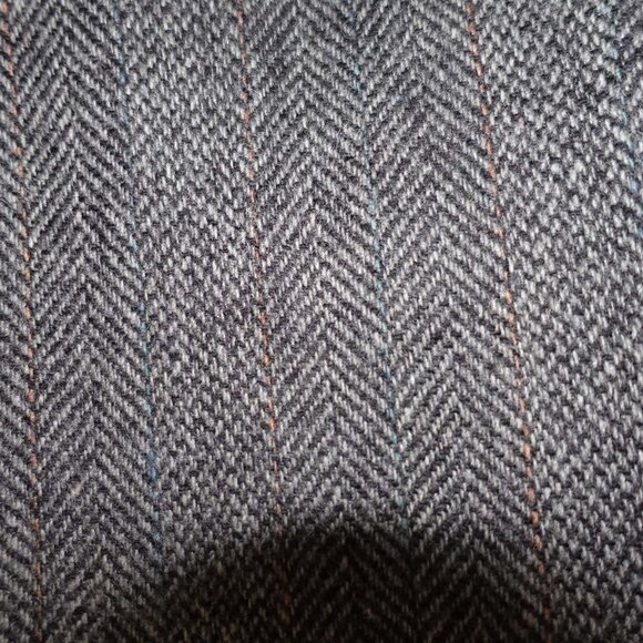 Christopher Brooks Men's Tweed Herringbone Sport Coat Size 42 Regular Gray 42R - Picture 6 of 8